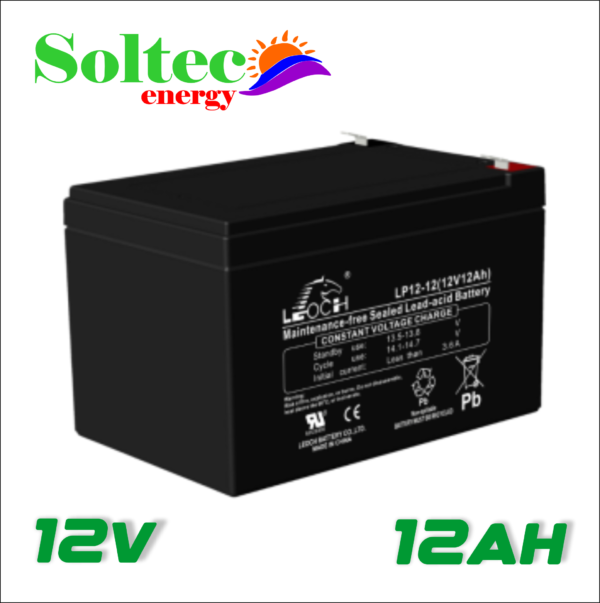BATERIA TECSOL LEOCH DE 12 AH