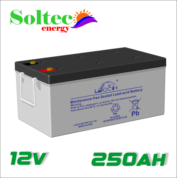BATERIA TECSOL LEOCH DE 250 AH